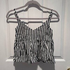 Black & White Stripped Top